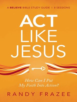 cover image of Act Like Jesus Bible Study Guide